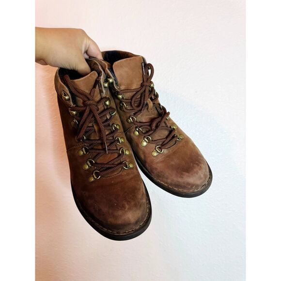 Blaine Born Classic Leather Lace Up Hiking Outdoor Boot Brown 10 Medium - Picture 4 of 10